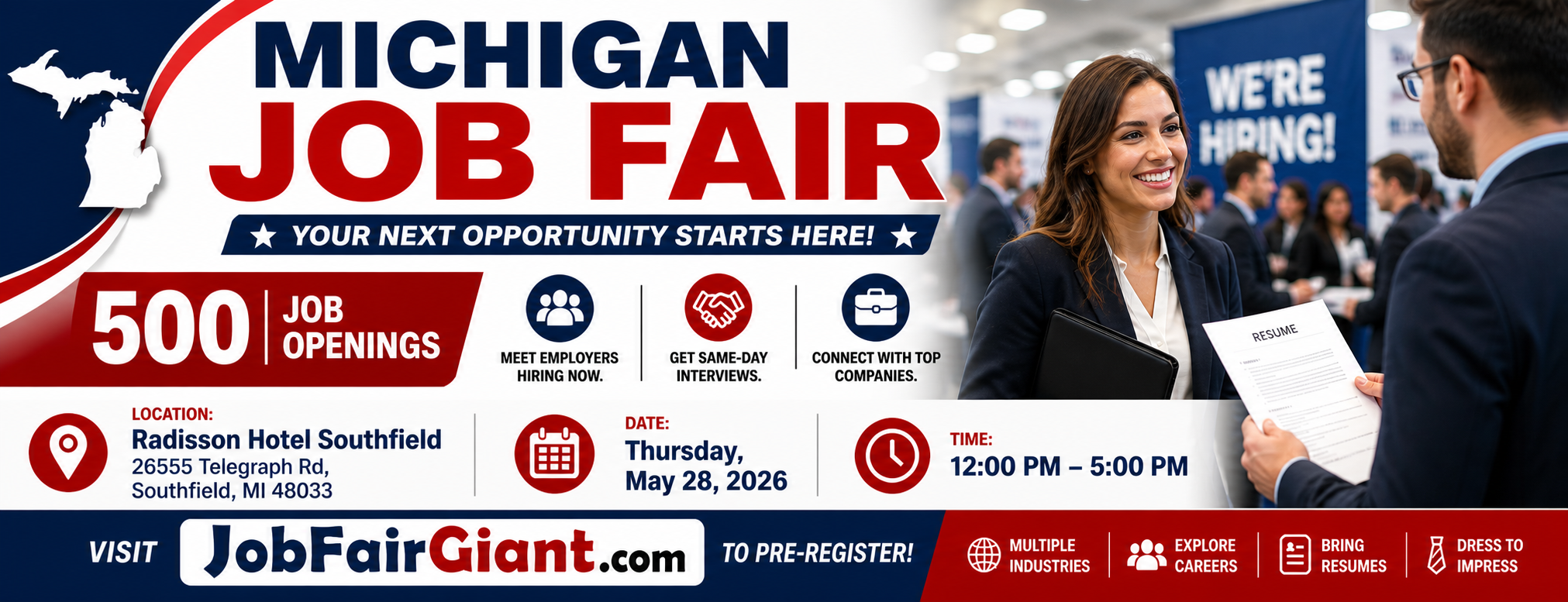 Michigan Metro Detroit Online Job Fair